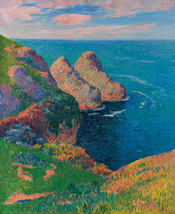 Henry Moret - Deniz Kıyısındaki Kayalıklar