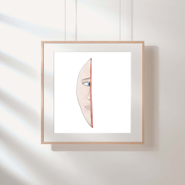 Berfu Koral - Half fine art baskı