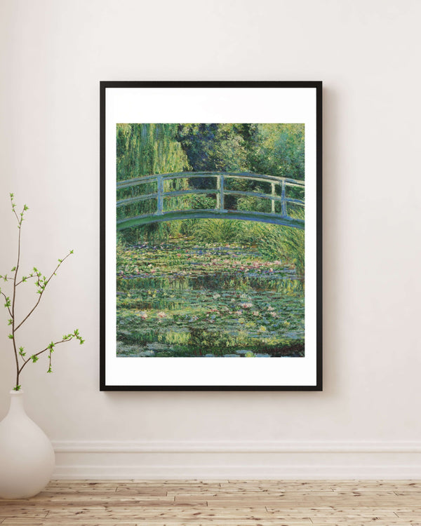 Claude Monet - Nilüferler Havuzu ve Japon Köprüsü fine art baskı