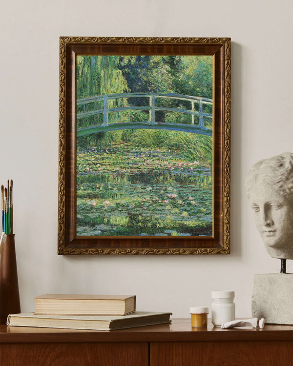 Claude Monet - Nilüferler Havuzu ve Japon Köprüsü fine art baskı