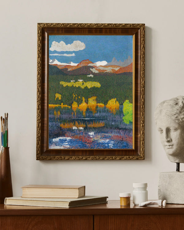 Giovanni Giacometti - Flims Panoraması