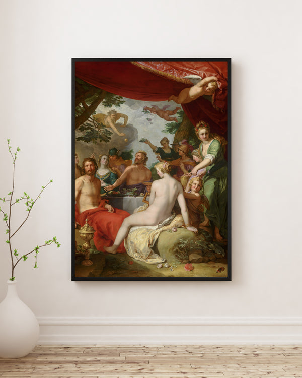 Abraham Bloemaert - Peleus ile Thetis’in Düğününde Tanrıların Şöleni