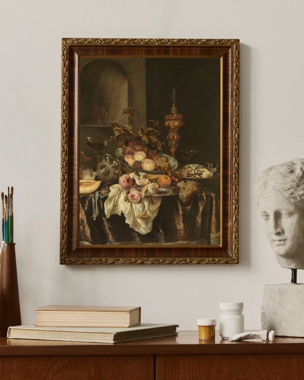 Abraham van Beijeren - Natürmort Çerçeve