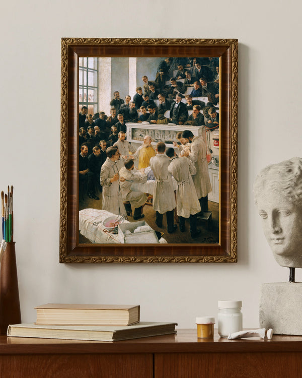 Adalbert Franz Seligmann - Viyana Genel Hastanesi’nde Billroth Amfi Salonu çerçeve