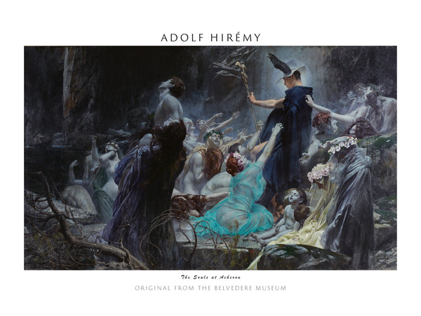 Adolf Hirémy-Hirschl-Acheron Nehri’ndeki Ruhlar tablo