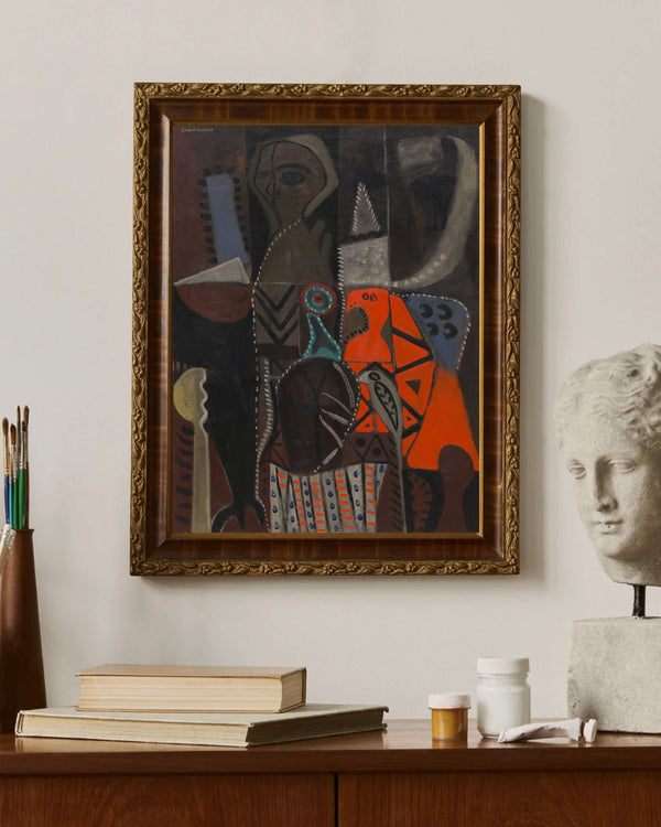 Adolph Gottlieb - Kırmızı Kuş çerçeve