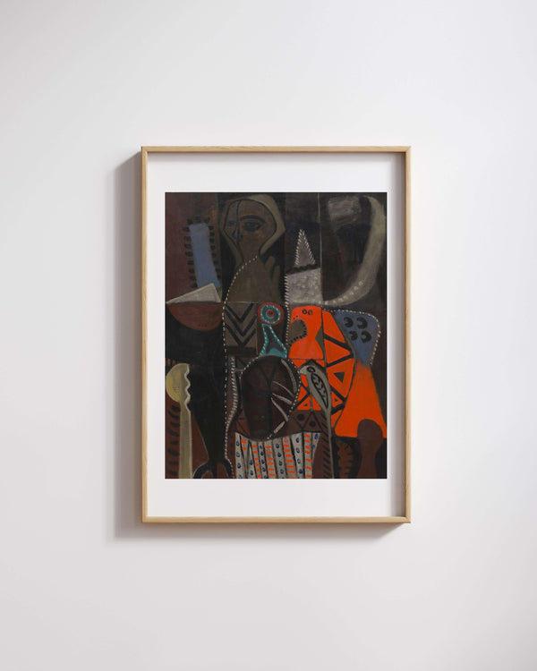 Adolph Gottlieb - Kırmızı Kuş fine art baskı