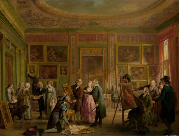 Adriaan de Lelie - Josephus Augustinus Brentano’nun Sanat Galerisi Tablo