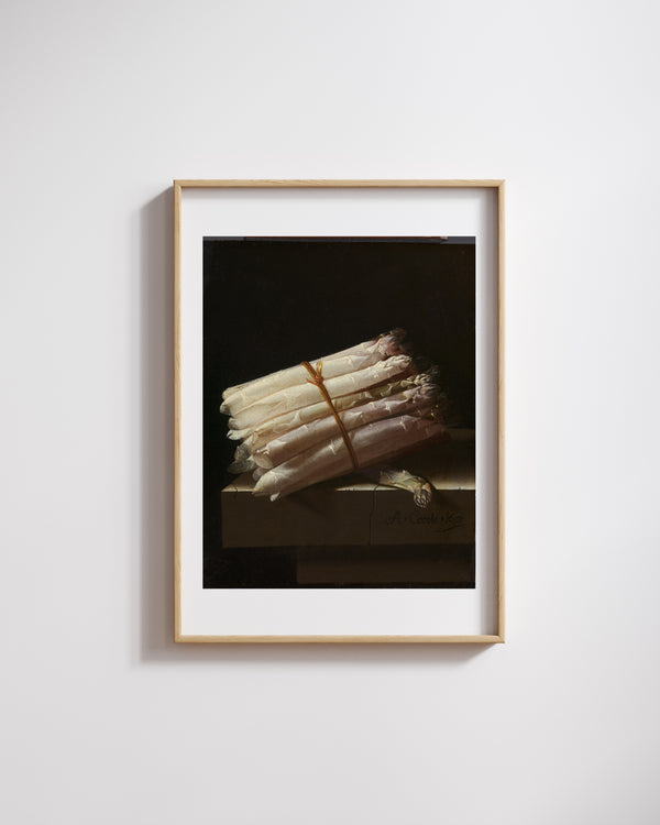 Adriaen Coorte - Kuşkonmazlarla Natürmort Fine Art Baskı