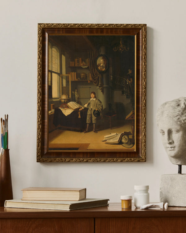 Adriaen van Gaesbeeck - Çalışma Odasında Genç Adam