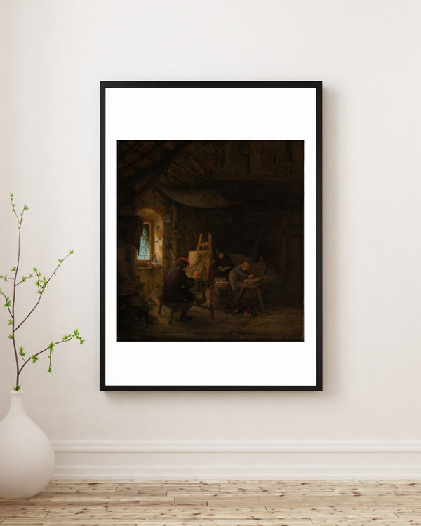 Adriaen van Ostade - The Painter's Workshop