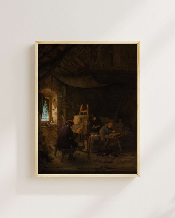 Adriaen van Ostade - Ressamın Atölyesi