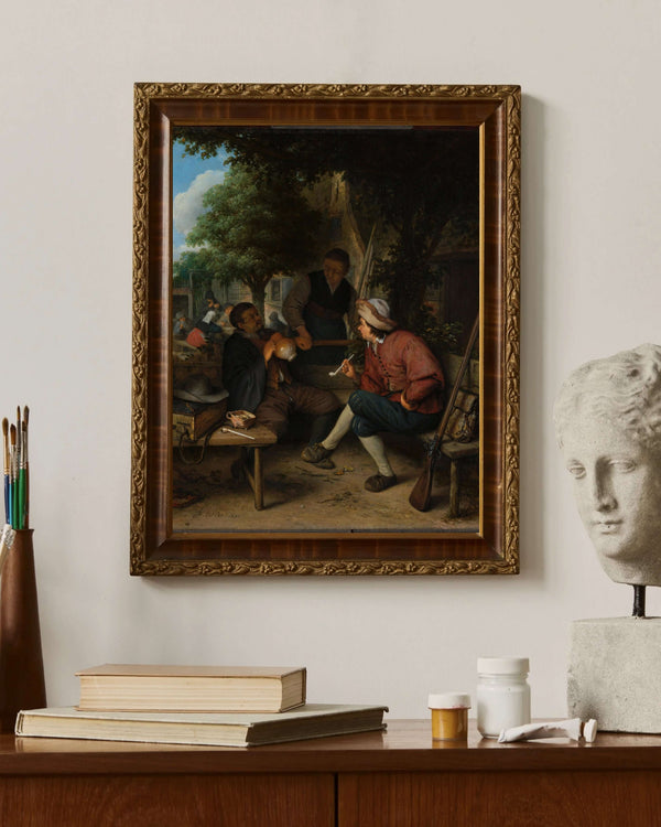 Adriaen van Ostade - Dinlenen Yolcular
