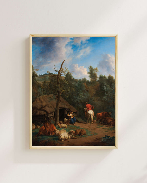Adriaen van de Velde - Kulübe
