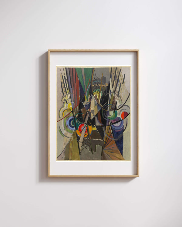 Albert Gleizes - Brooklyn Köprüsü Üzerinde fine art baskı