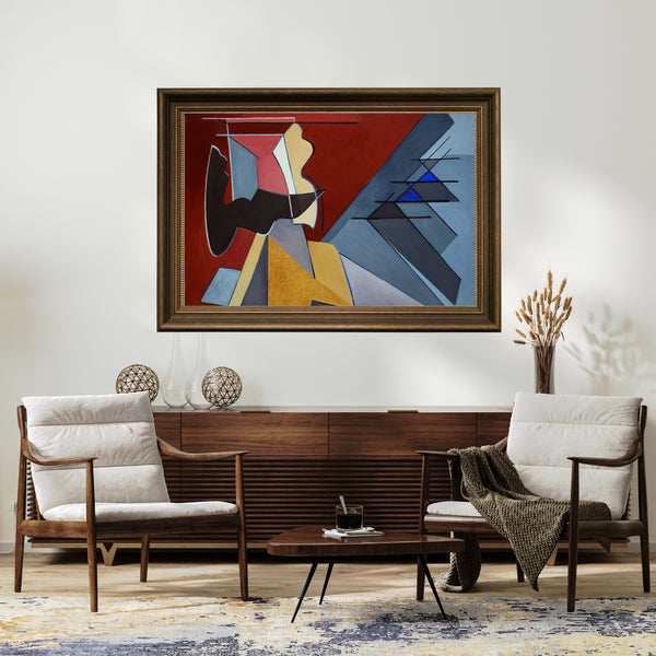 Alberto Magnelli - Şiddetlendirilmiş Karşıtlıklar fine art baskı