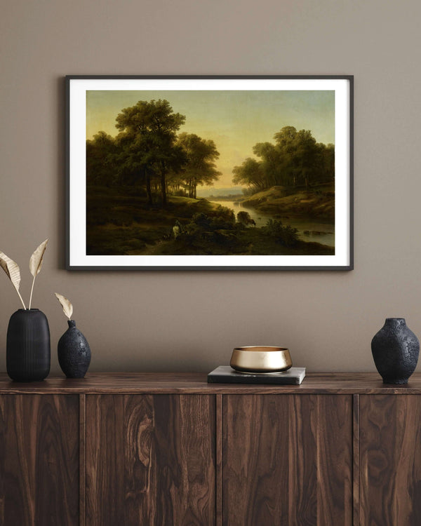 Alexandre Calame - Manzara Fine Art Baskı