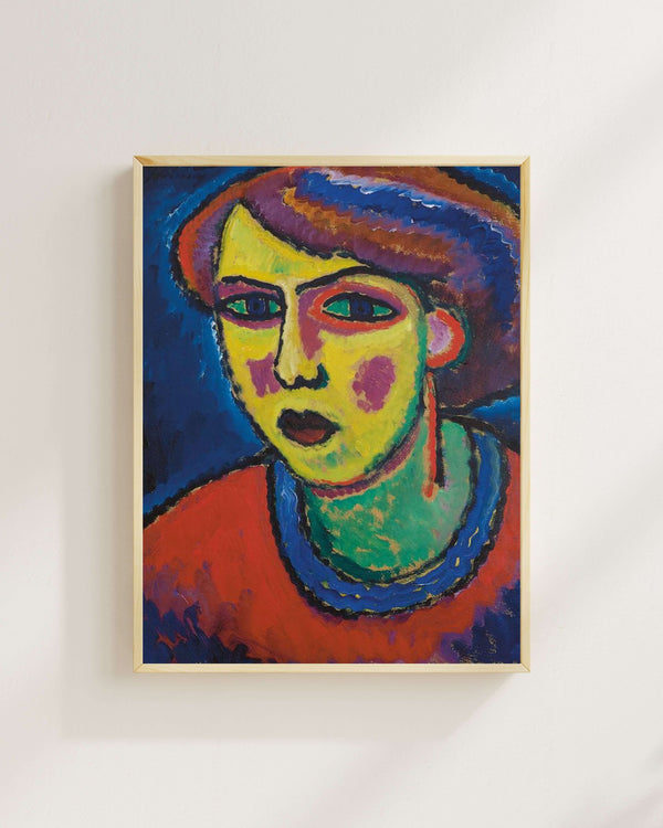 Alexej von Jawlensky - Sarışın Kadın Fine Art Baskı