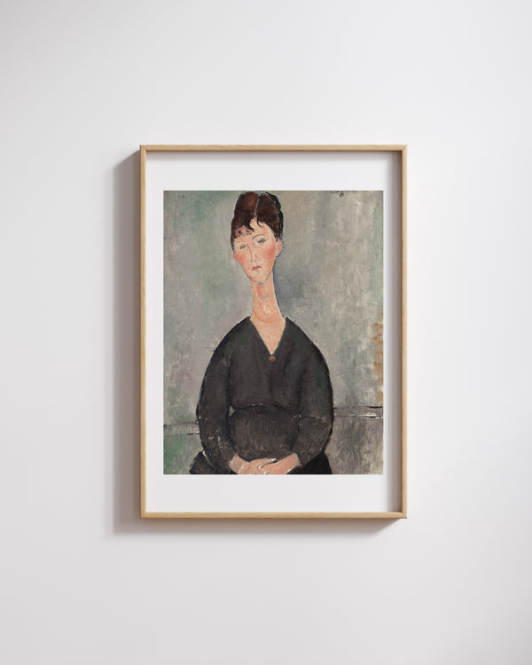 Amedeo Modigliani - Kafe Şarkıcısı Fine Art Baskı