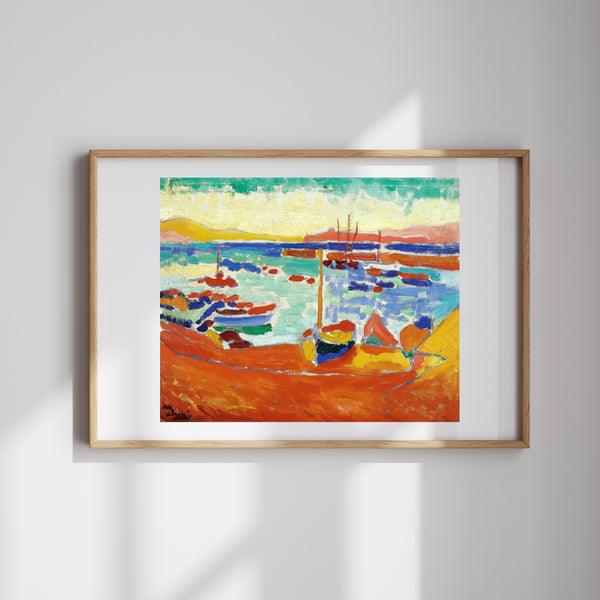 André Derain - Collioure'da Tekneler