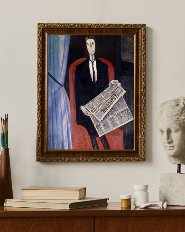 André Derain - Gazete Okuyan Adam (Şövalye X) poster