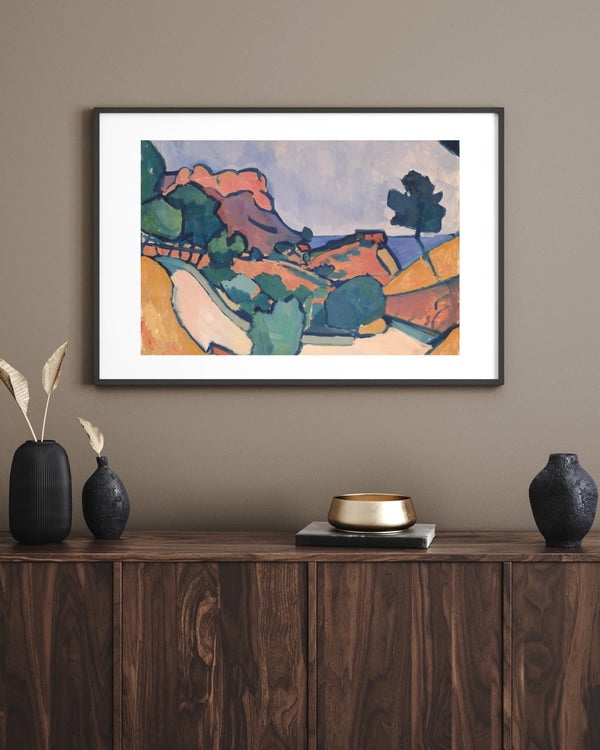 André Derain - Dağlarda Yol çerçeve