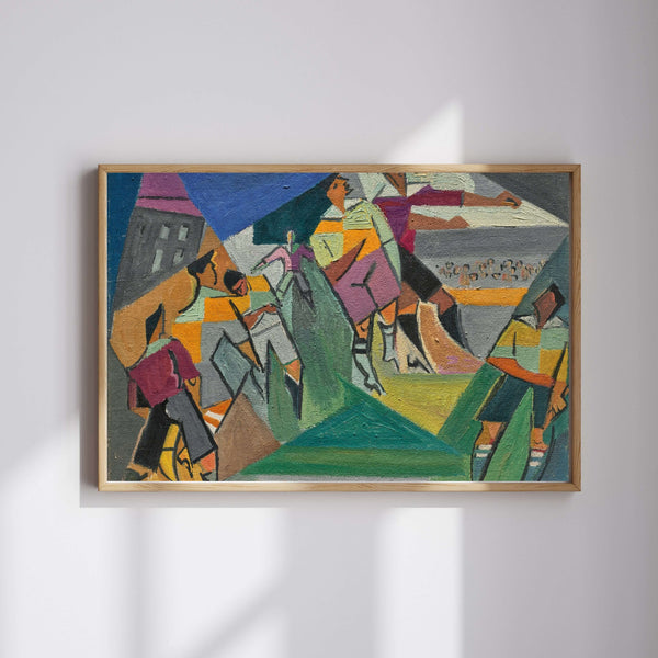 André Lhote - Rugby Oyuncuları fine art baskı