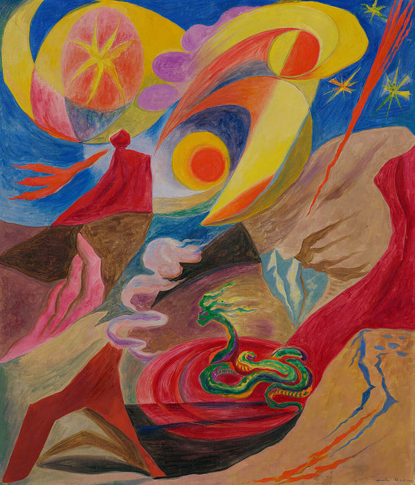 André Masson - Harikalar Manzarası tablo