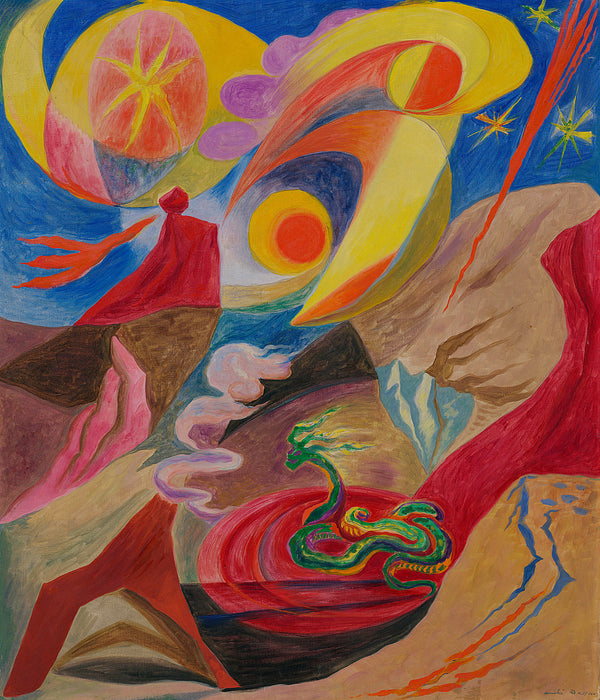 André Masson - Harikalar Manzarası tablo