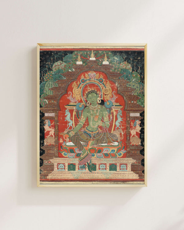 Anikó - Yeşil Tara Fine Art Baskı