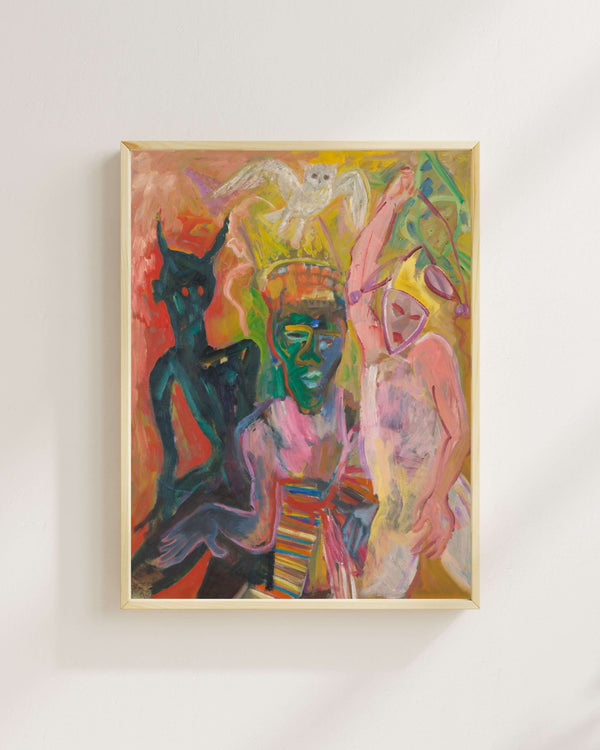 Anonim - Anne Bak Bir Şey Geçiyor Fine Art Baskı