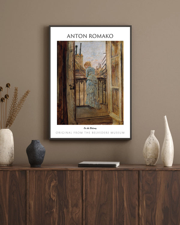 Anton Romako - Balkonda çerçeve
