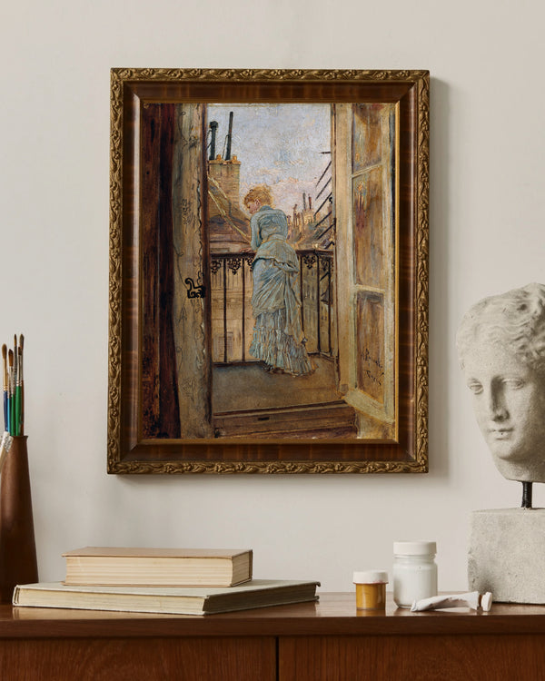 Anton Romako - Balkonda