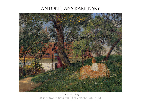 Anton Hans Karlinsky-Bir Yaz Günü fineart baskı