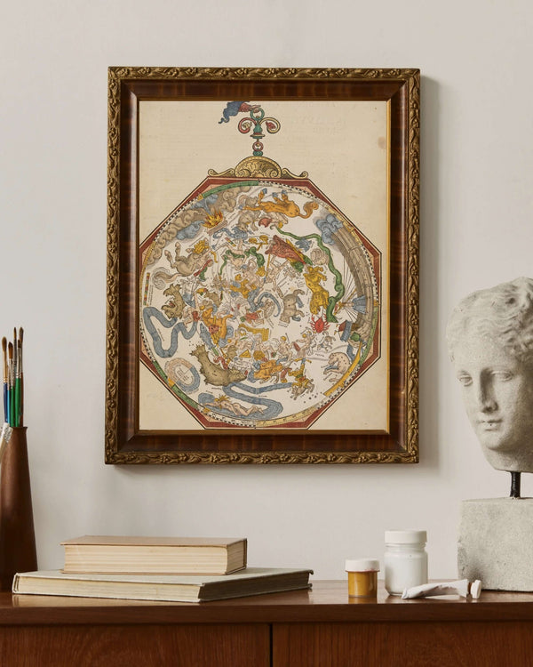 Petrus Apianus - İmparatorluk Astronomisi II Fine Art Baskı