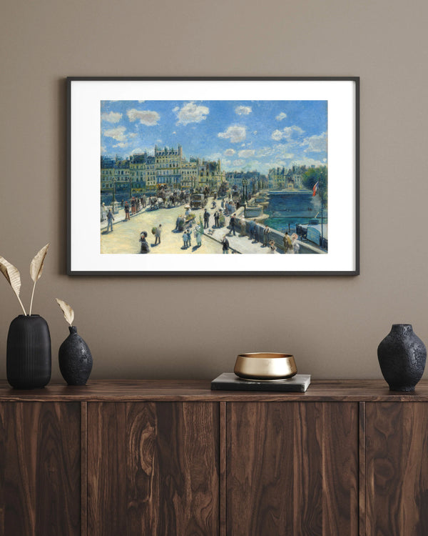 Auguste Renoir - Pont Neuf - Paris Çerçeve