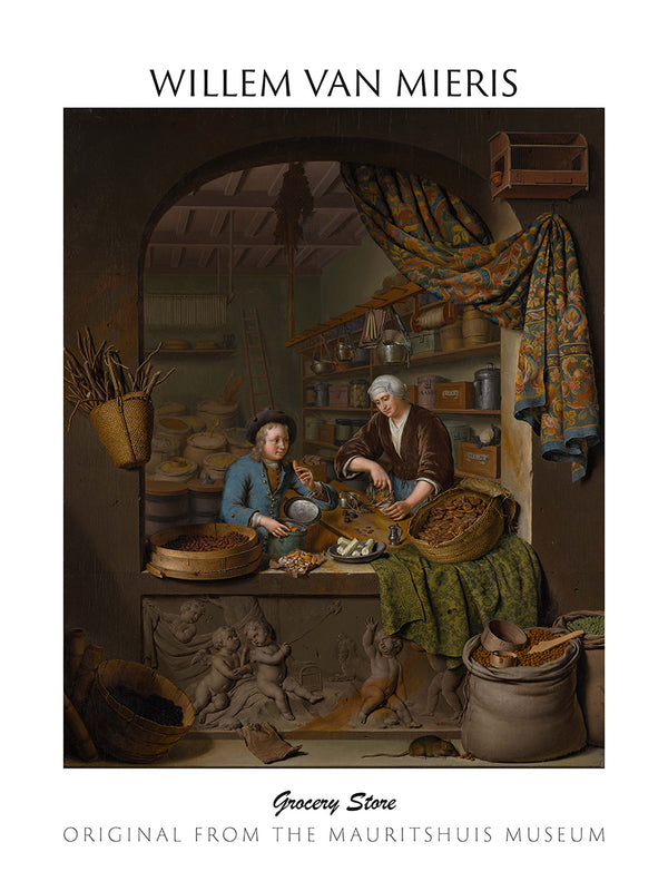 Willem van Mieris-Bakkal Dükkânı