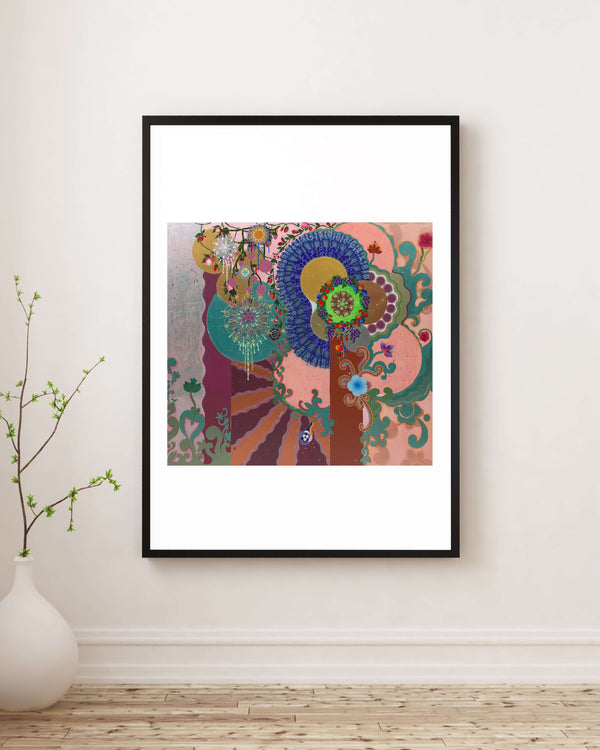 Beatriz Milhazes - Dört Mevsim çerçeve