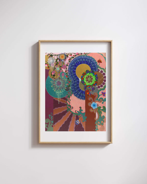 Beatriz Milhazes - Dört Mevsim fine art baskı