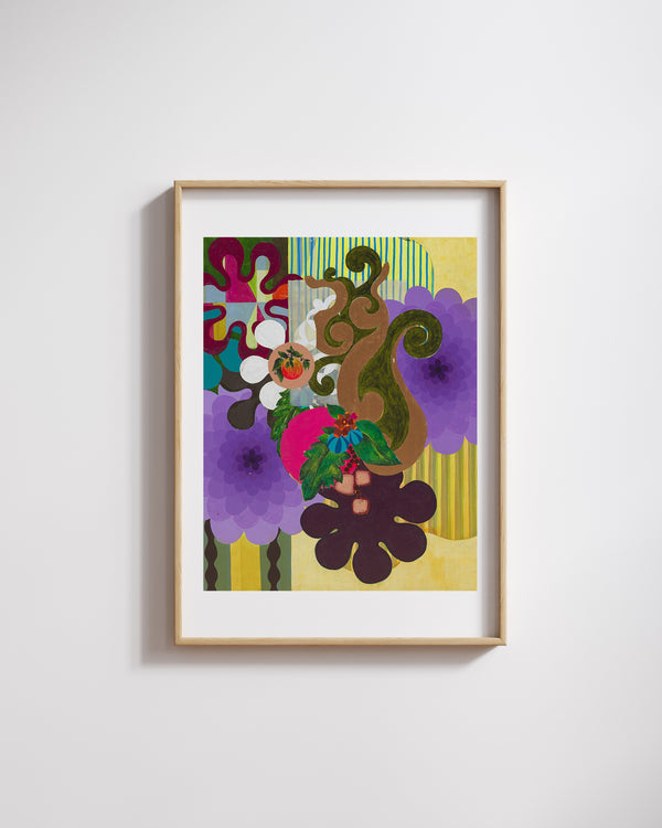 Beatriz Milhazes - Kariyoka Manzarası fine art baskı