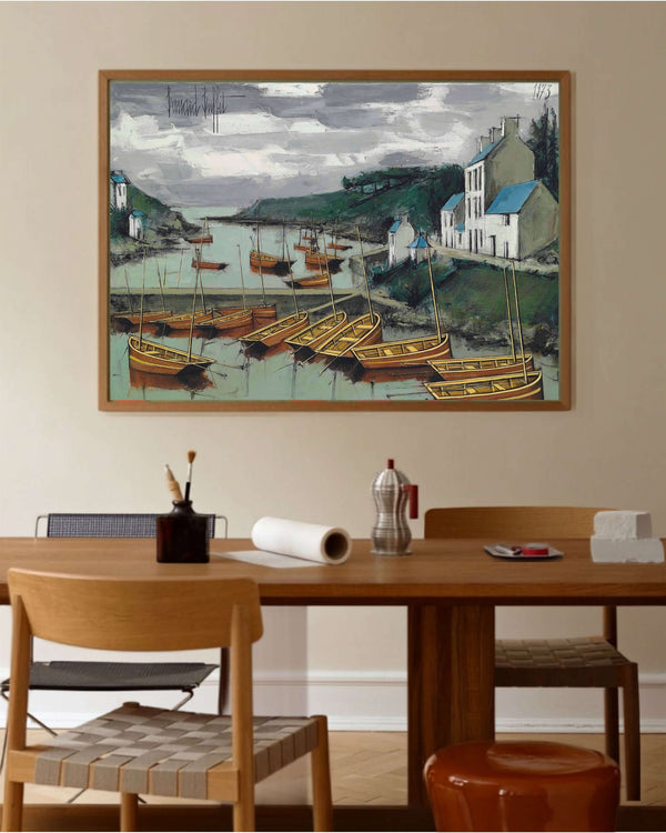 Doëlan Çevresi Balıkçıların Dönüşü fine art baskı