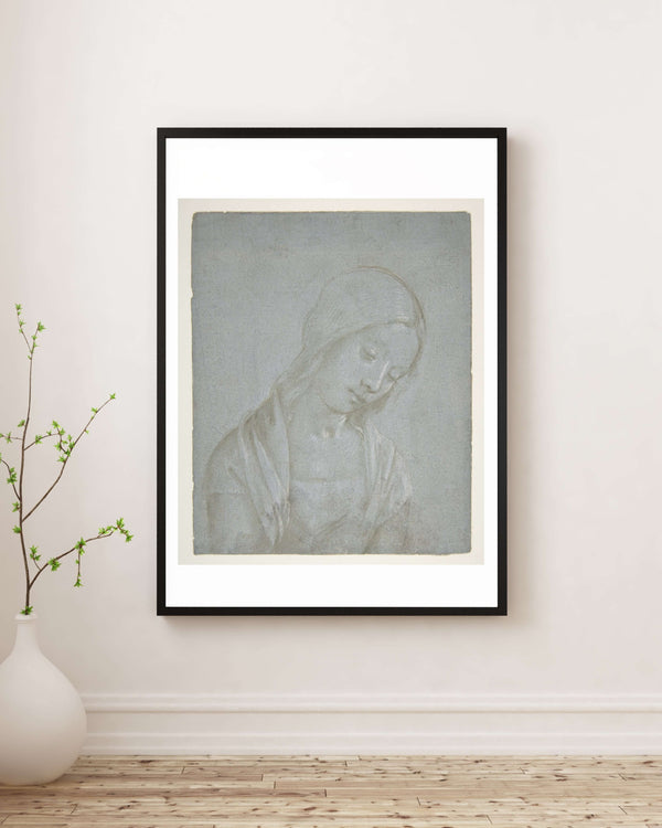 Piero di Cosimo’ya Atfedilen - Genç Kadın Büstü Fine Art Baskı