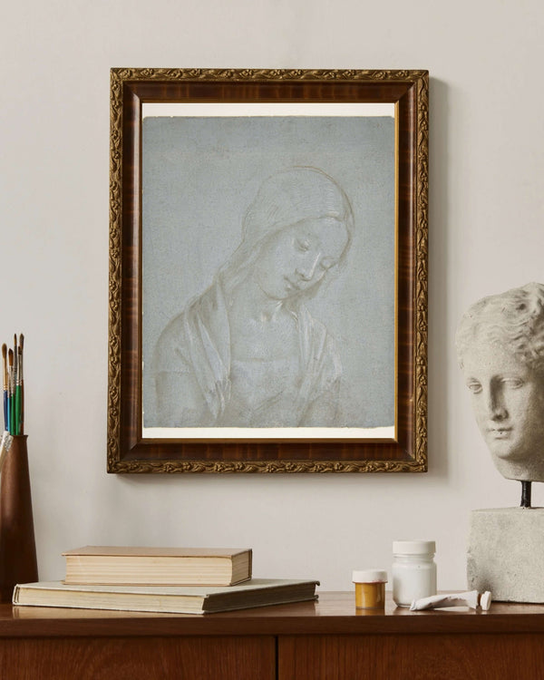 Piero di Cosimo’ya Atfedilen - Genç Kadın Büstü Fine Art Baskı