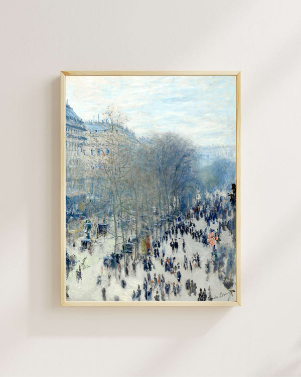 Camille Pissarro - Capucines Bulvarı Fine Art Baskı