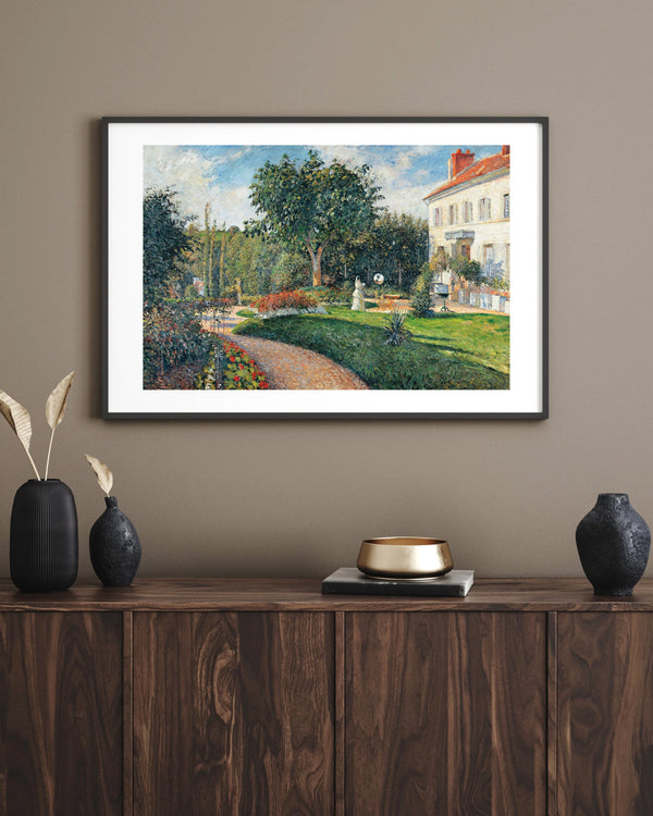 Camille Pissarro - Les Mathurins Bahçesi çerçeve