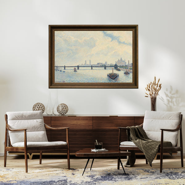 Camille Pissarro - Charing Cross Köprüsü - Londra Fine Art Baskı