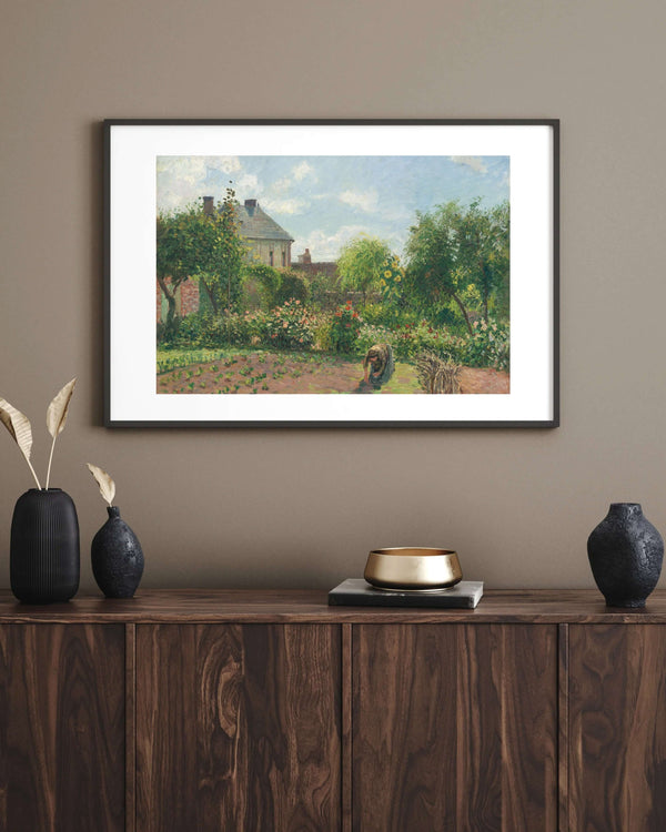 Camille Pissarro - Eragny’de Sanatçının Bahçesi Çerçeve