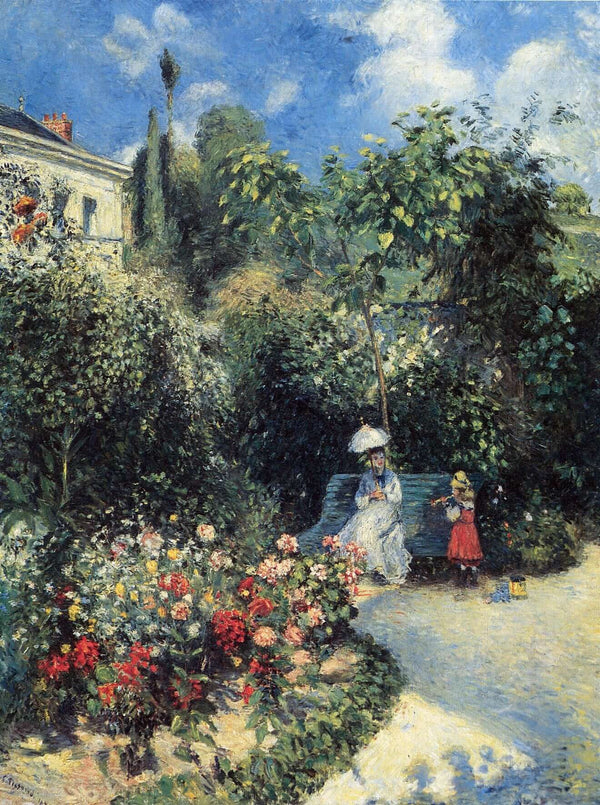 Camille Pissarro - Pontoise’te Mathurins Bahçesinde