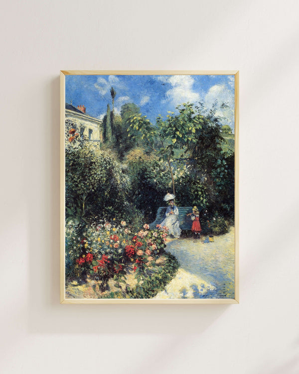 Camille Pissarro - Pontoise’te Mathurins Bahçesinde