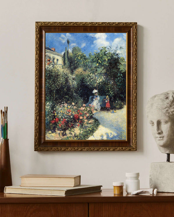 Camille Pissarro - Pontoise’te Mathurins Bahçesinde